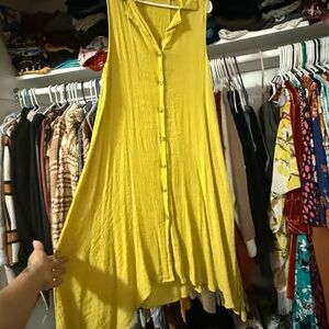 Mlle Gabrielle Sunny Yellow Textured Dress